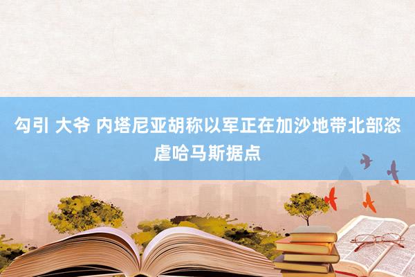 勾引 大爷 内塔尼亚胡称以军正在加沙地带北部恣虐哈马斯据点