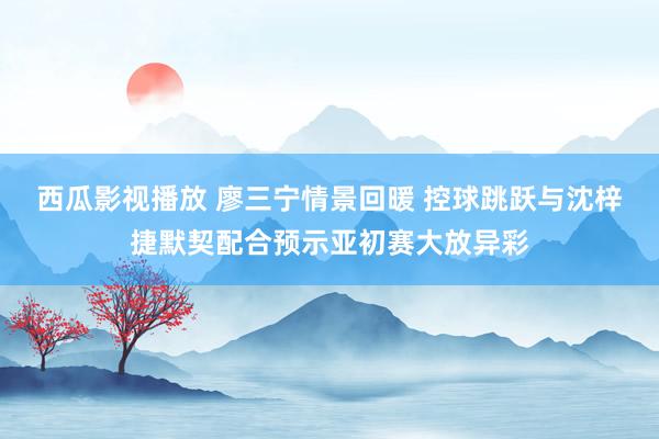 西瓜影视播放 廖三宁情景回暖 控球跳跃与沈梓捷默契配合预示亚初赛大放异彩